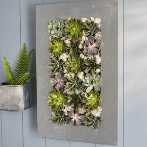 Galvanized Steel Wall Planter