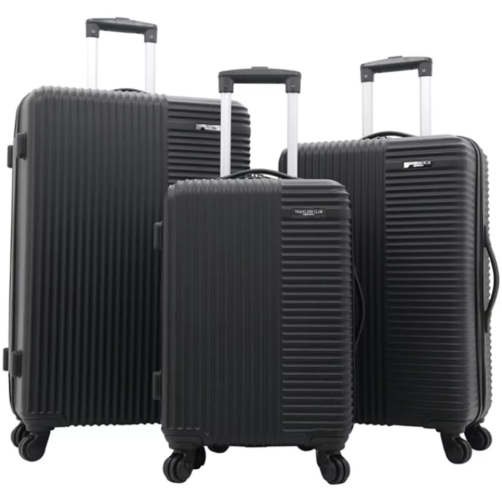 Travelers Club 3-Piece Hardside Luggage Set