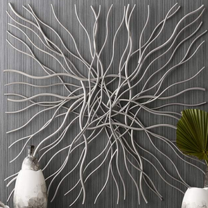 Silver Metal Wall Art