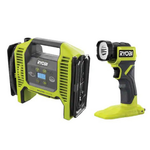 Ryobi ONE+ 18V Cordless Inflator & LED Light