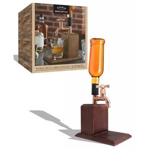 Vintage Wood Drink Dispenser