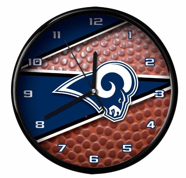 NFL Team Football Wall Clock