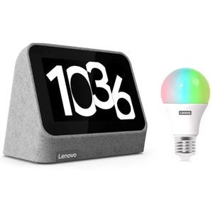 Lenovo Smart Clock 2 + Color Smart Bulb