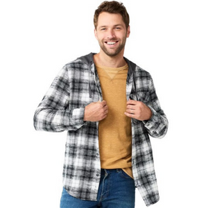 Sonoma Hooded Flannel Men's Button-Down Shirt