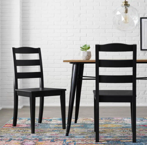 Set of 2 Wood Dining Chair