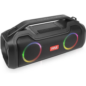 Pyle 40W LED Bluetooth Boombox Speaker