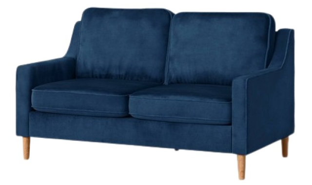 Cushioned Upholstered Loveseat