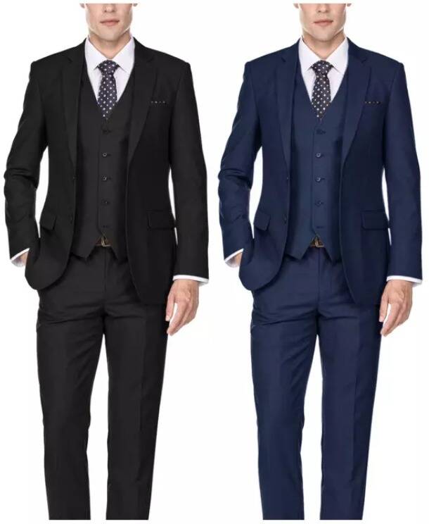 3-Piece Men's Slim Fit Suit