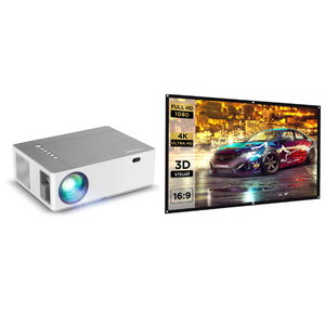 Parrot I 1080p Bluetooth Projector w/ Foldable 100