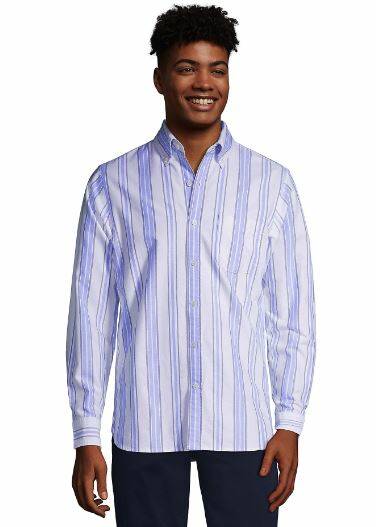 Lands' End Men's Traditional Fit Oxford Shirt