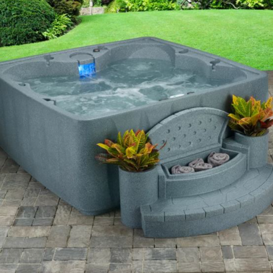 AquaRest Jacuzzi 6-Person Hot Tub w/ Ozonator