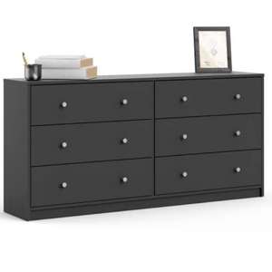 Wood 6-Drawer Dresser