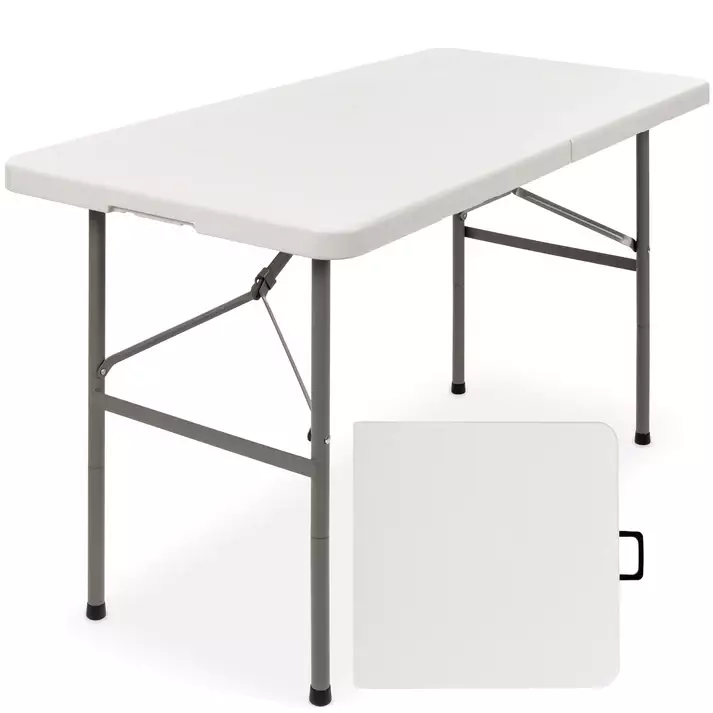 Portable 4' Folding Plastic Table