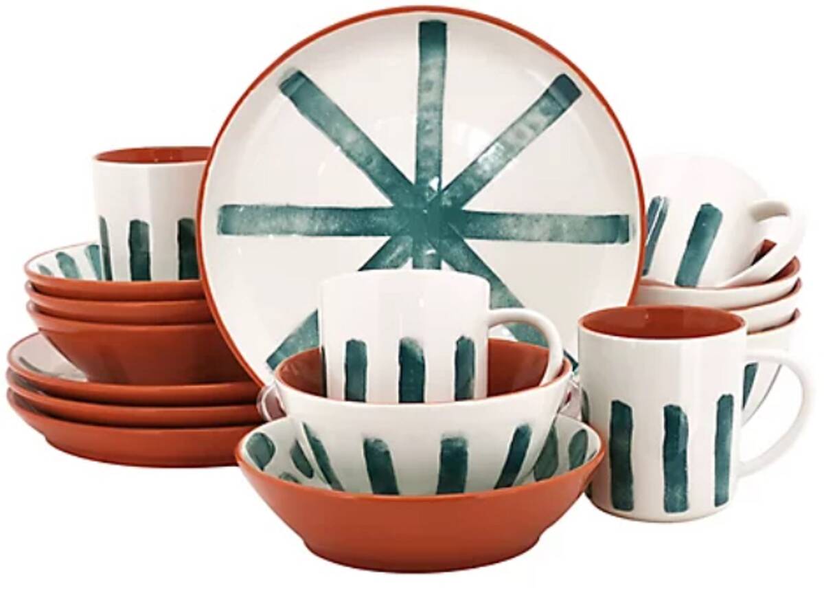 Wild Sage 16-Piece Dinnerware Set