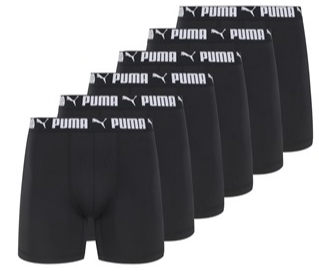 Puma Men's 6-Pack Athletic Fit Boxer Briefs