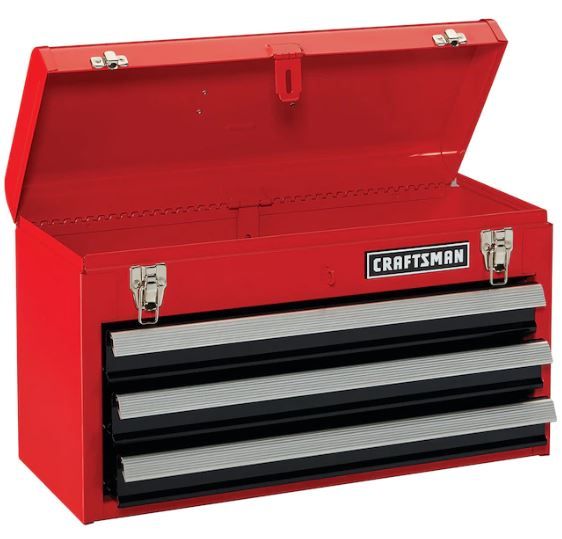 Craftsman 3-Drawer Steel Lockable Tool Box