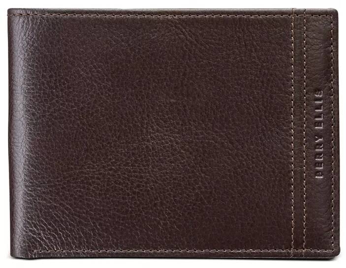 Perry Ellis Men's RFID Leather Wallet