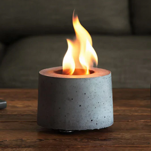 Cement Tabletop Fire Pit