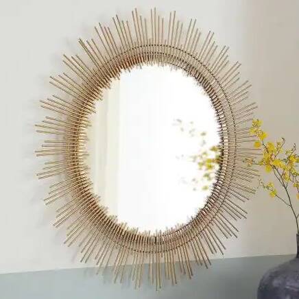 Metal Frame Accent Mirror