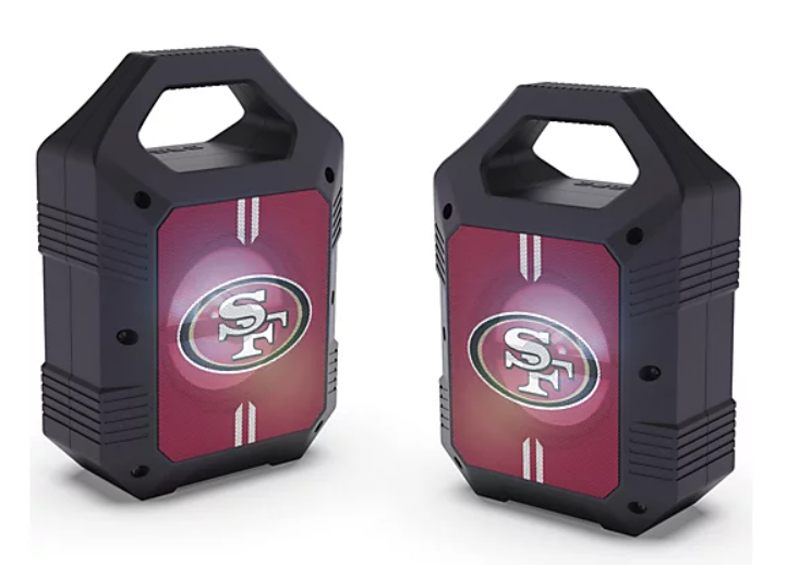 Set of 2 NFL Bluetooth Wireless Speakers