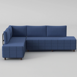 Metal Frame Sectional Sofa