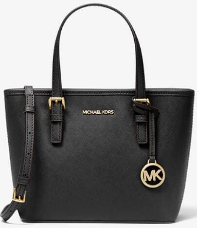 Michael Kors Saffiano Leather Top-Zip Tote Bag