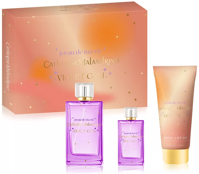 Catherine Malandrino 3-Piece Violet Gem Gift Set