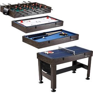 MD Sports Table Tennis, Hockey, Foosball & Billiards Game Table