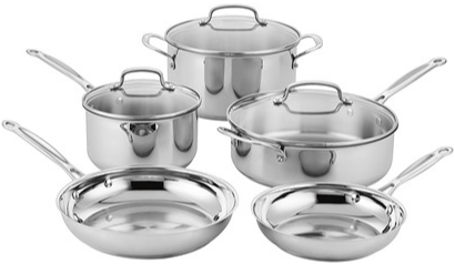 Cuisinart 8-Piece Stainless Cookware Set