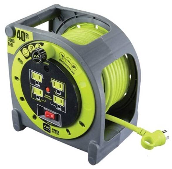 MasterPlug 40' Extension Cord Reel