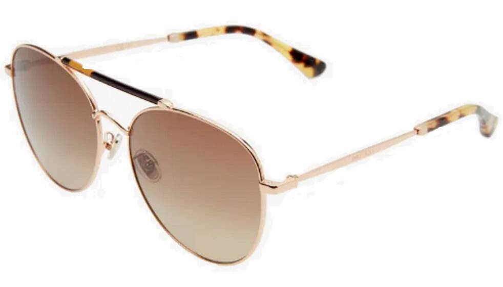 Jimmy Choo Abbie 61mm Aviator Sunglasses