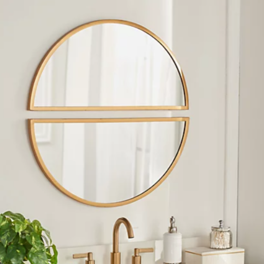 2-Piece Circular Mirror