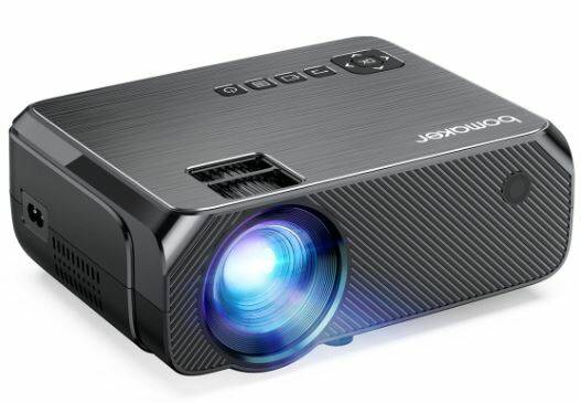 Bomaker Wi-Fi Video Projector w/ Built-In Speaker