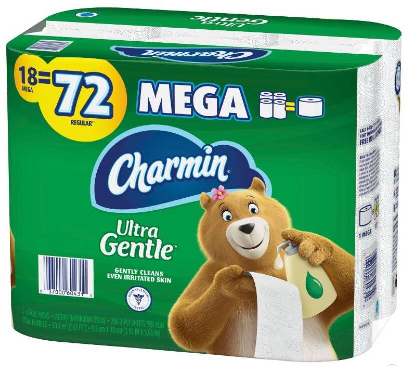 Charmin 18-Pack Mega Roll Toilet Paper