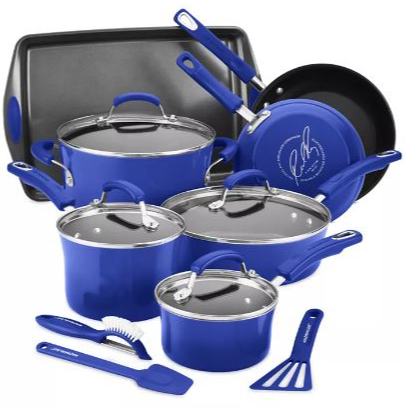 Rachael Ray 14-Piece Nonstick Cookware Set