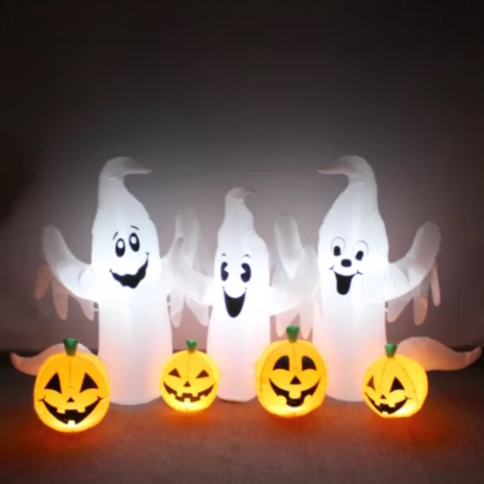 Ghosts & Pumpkins Halloween LED Inflatable