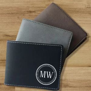 Monogramed Bi-Fold Wallet