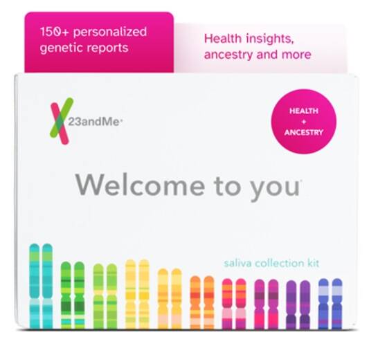 23andMe  Health + Ancestry DNA Test Kit