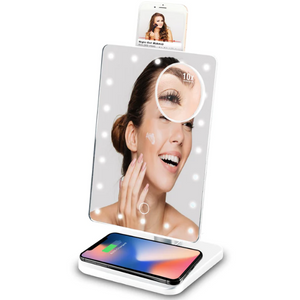 LED Bluetooth Rotating Makeup Mirror