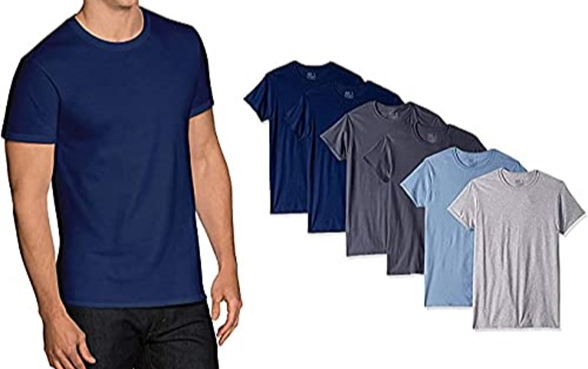 Fruit of the Loom 6-Pack Men's Crew T-Shirts