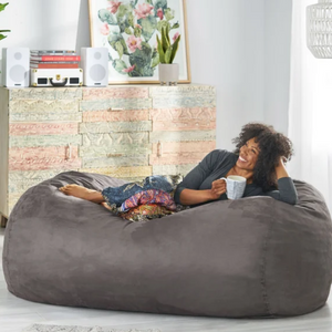 Microsuede Bean Bag Lounger