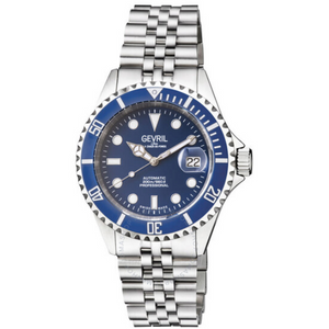 Gevril Wall Street Blue Dial Men's Watch