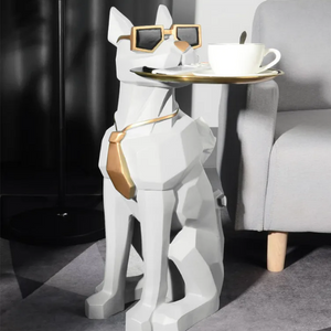 Metal Dog Side Table