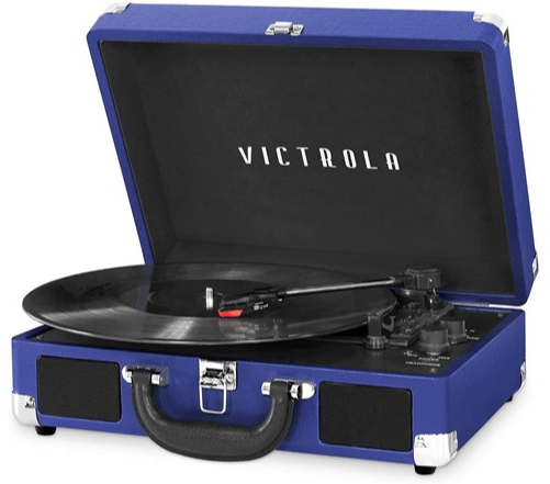 Victrola Bluetooth Portable Suitcase Record Player