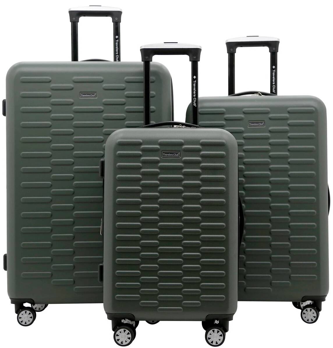 Travelers Club 3-Piece Hardside Spinner Luggage Set