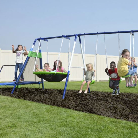 Galvanized Steel Swing Set