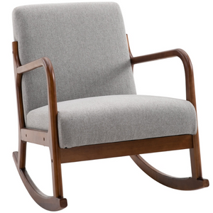 Upholstered Rocking Armchair