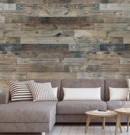 14-Piece Rustic Look Reclaimed Wood Panels