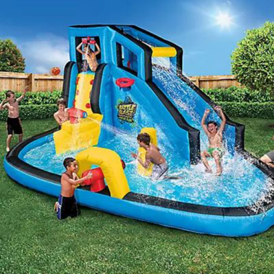 Banzai Battle Blast Inflatable Water Park