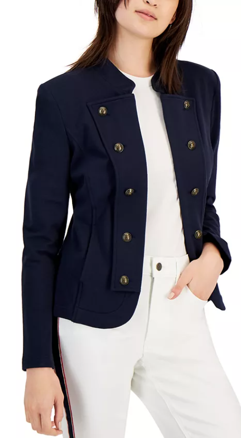 Tommy Hilfiger Women's Military Band Jacket